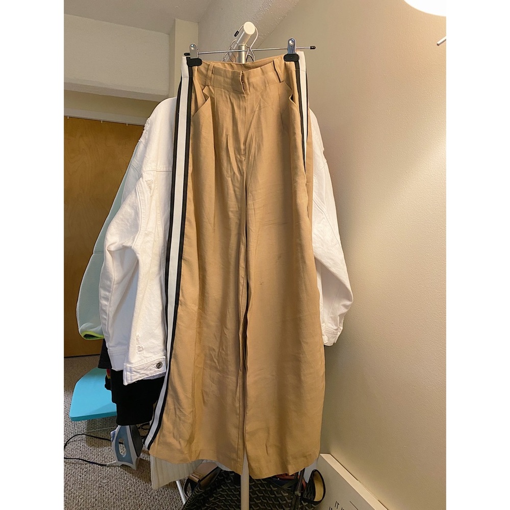 Women High Waist Wide Leg Pants
